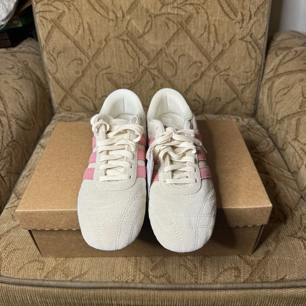 Adidas Taekwondo Lace J Women's Size 8 - Off White Bliss Pink Pink Fusion JQ4491
